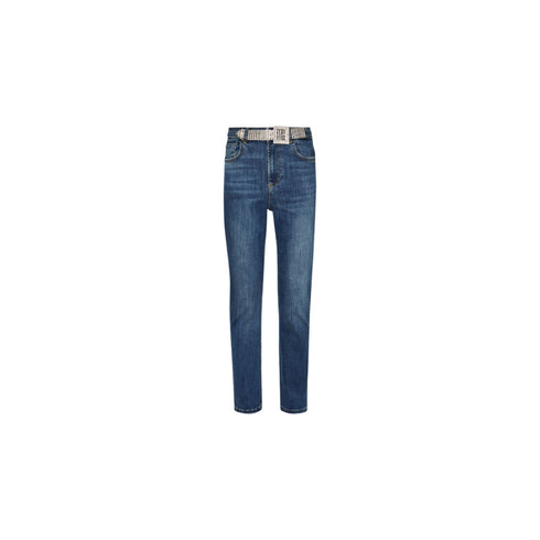 Jeans Donna con cintura ricoperta di strass Jeans medio LIU JO- Francavilla Moda